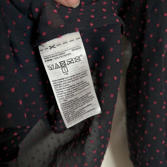 Banana Republic Navy Blue button down Size S - Picture 5 of 7